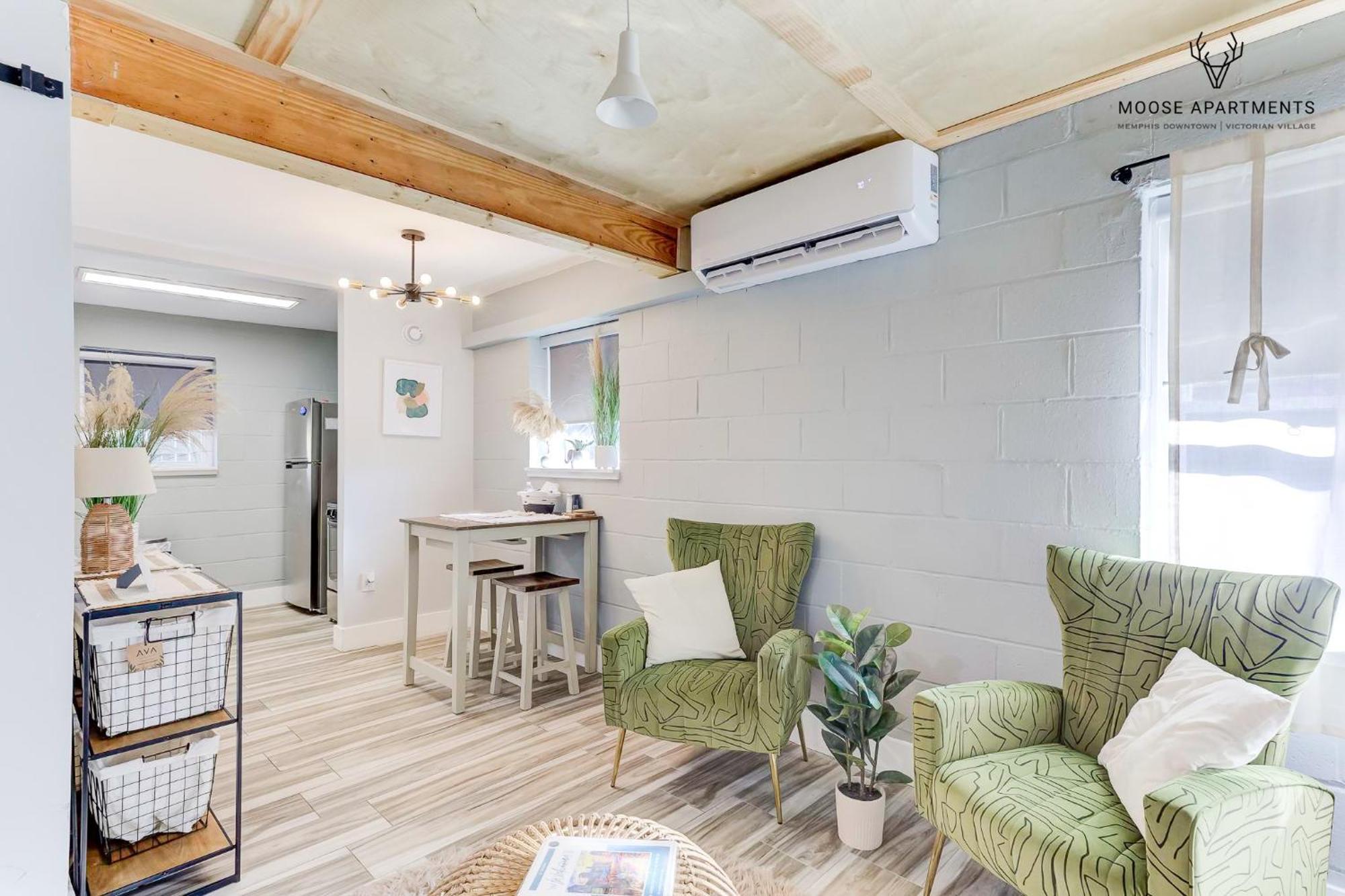 The Moose #6 - Modern Luxe Studio With Free Parking & King Bed Memphis Extérieur photo