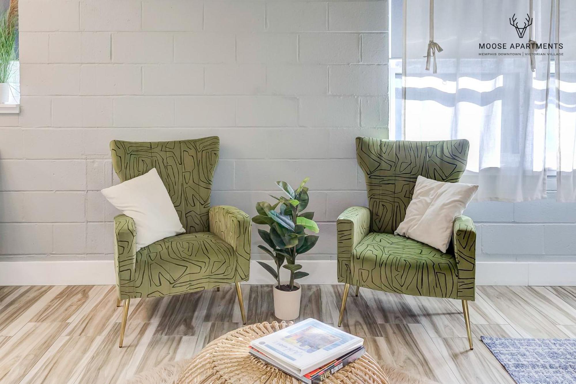 The Moose #6 - Modern Luxe Studio With Free Parking & King Bed Memphis Extérieur photo